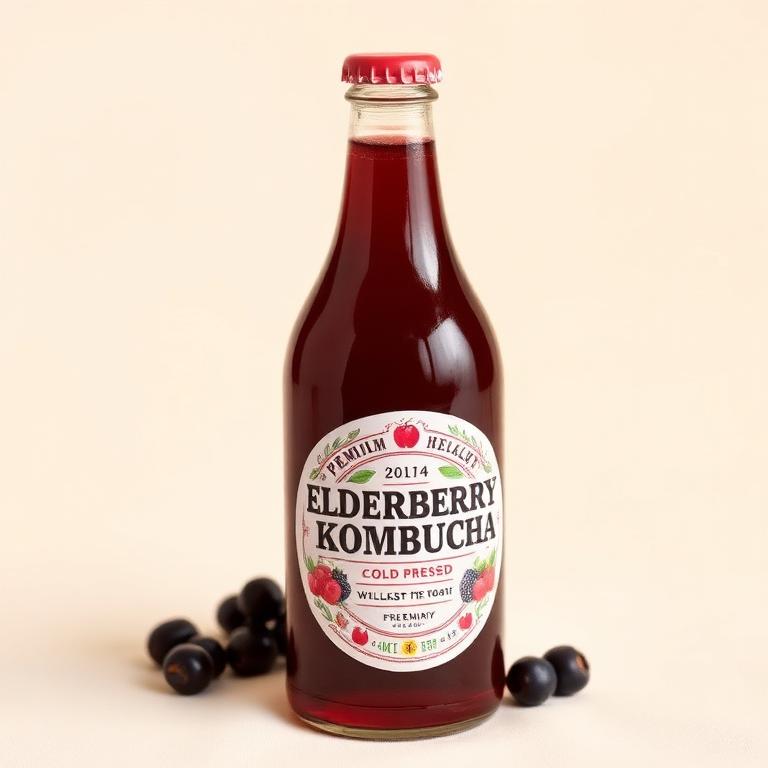 Elderberry Kombucha